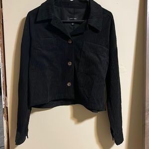 Button up cropped jacket
